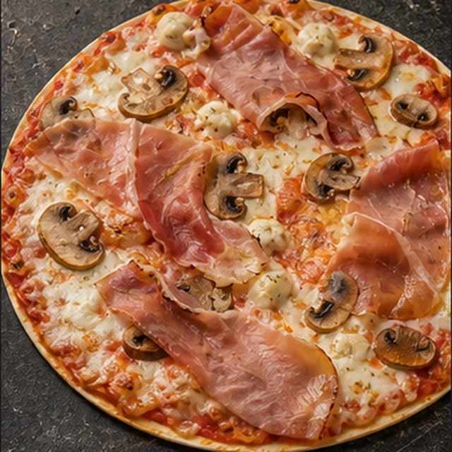 Imagine de prezentare pentru Pizza Prosciutto Funghi