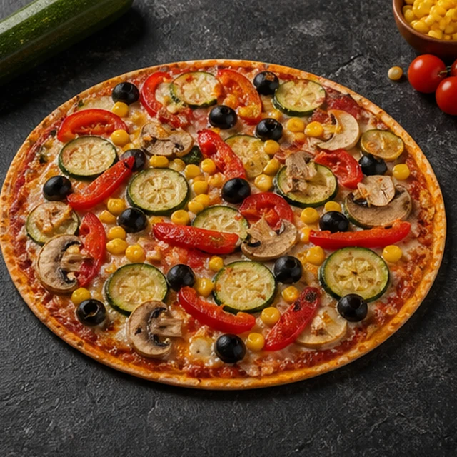 Imagine de prezentare pentru Pizza Vegetariană